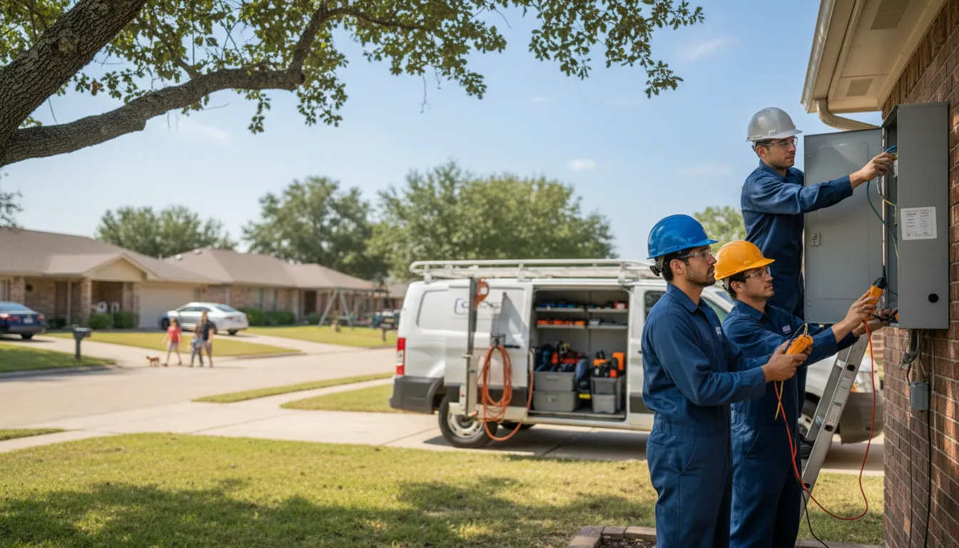 Certified electrician providing emergency electrical services in Allons, TN